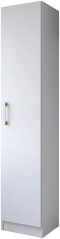 Armoire de Buanderie et Cellier Blanche 5 Niches L 35 H 170 P 31,8 cm, 35 cm