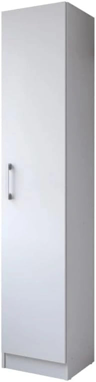 Armoire de Buanderie et Cellier Blanche 5 Niches L 35 H 170 P 31,8 cm, 35 cm