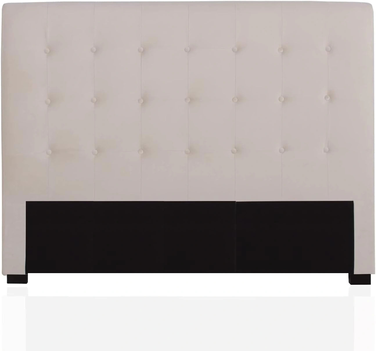 INTENSE DECO Tête de lit capitonnée Premium Velours 160 cm Beige