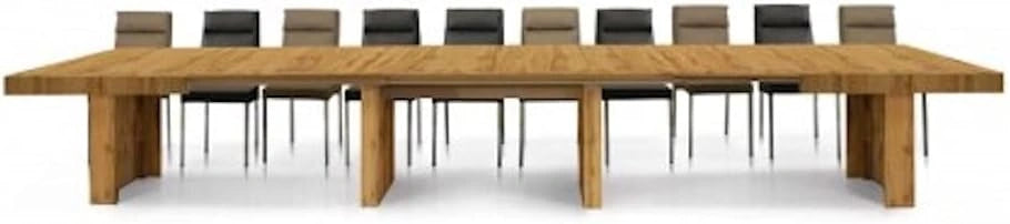 Mar.c.a. Design, Table Salle À Manger Extensible 160x90x78 cm, Jusqu'à 410 cm, Chêne Noueux, Fabriqué en Italie