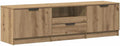 vidaXL Meuble TV Chêne Artisan 140x35x40 cm Bois d'ingénierie, téléviseur