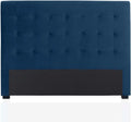 INTENSE DECO Tête de lit capitonnée Premium Velours 160 cm Bleu