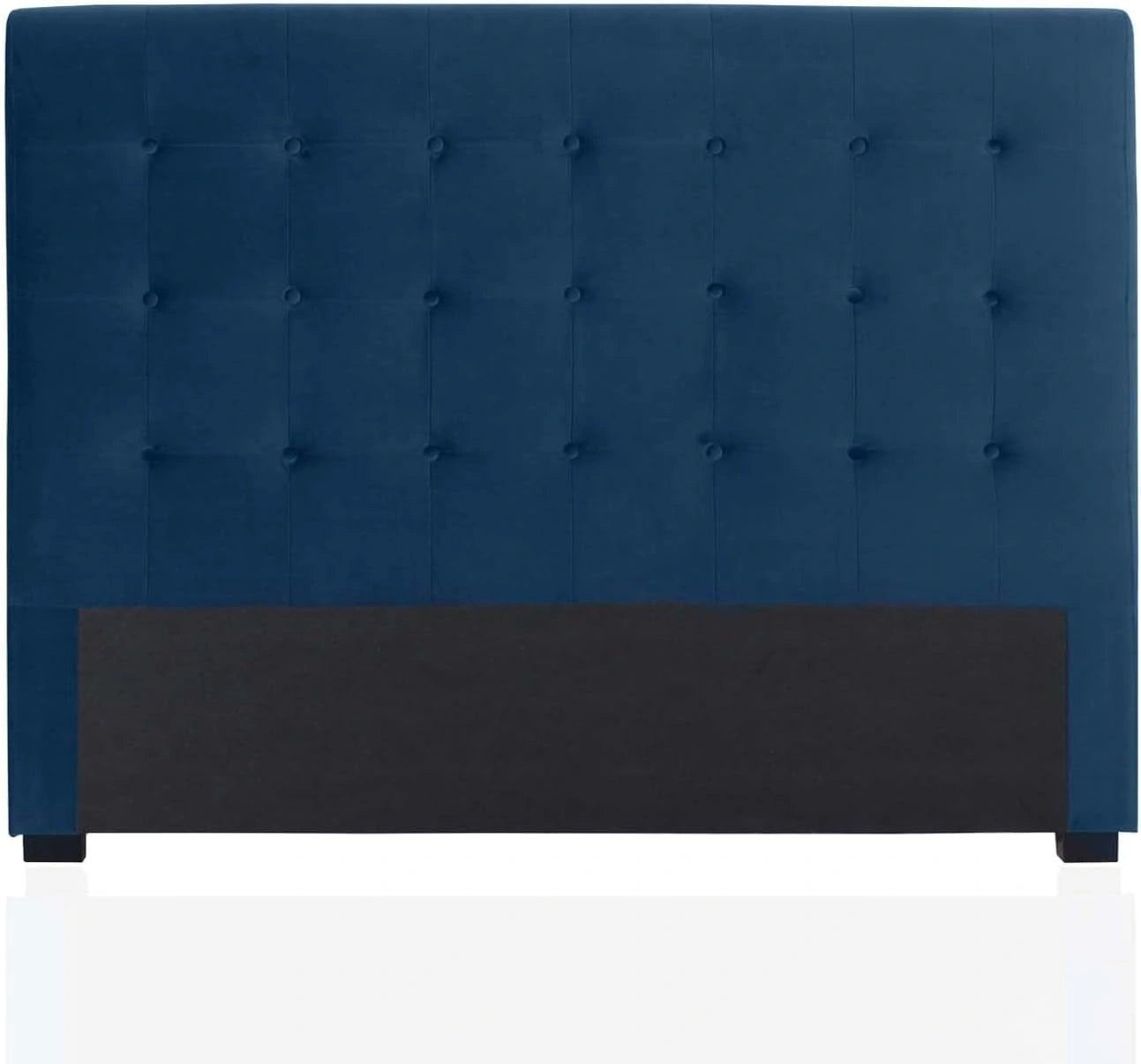 INTENSE DECO Tête de lit capitonnée Premium Velours 160 cm Bleu