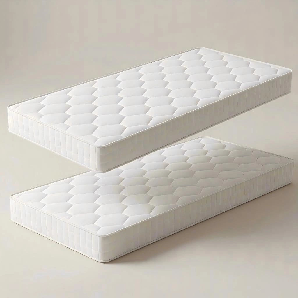 Luxirest Lot de 2 Matelas 90x190 - Épaisseur 10 cm Matelas Ergonomique (Lot de 2 Matelas 90x190x10 cm)