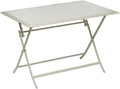 Hespéride - Table de Jardin Pliante Rectangulaire Azua Argile - 4 Places - Aluminium Traité Epoxy Antirouille