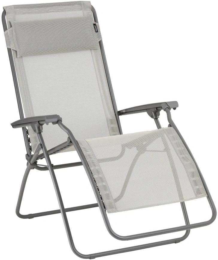 Lafuma MOBILIER - Fauteuil Relax Zéro Gravité R Clip - Chaise Longue Pliante Terrasse et Jardin - Toile Batyline Résistante - Transat, Tout Confort