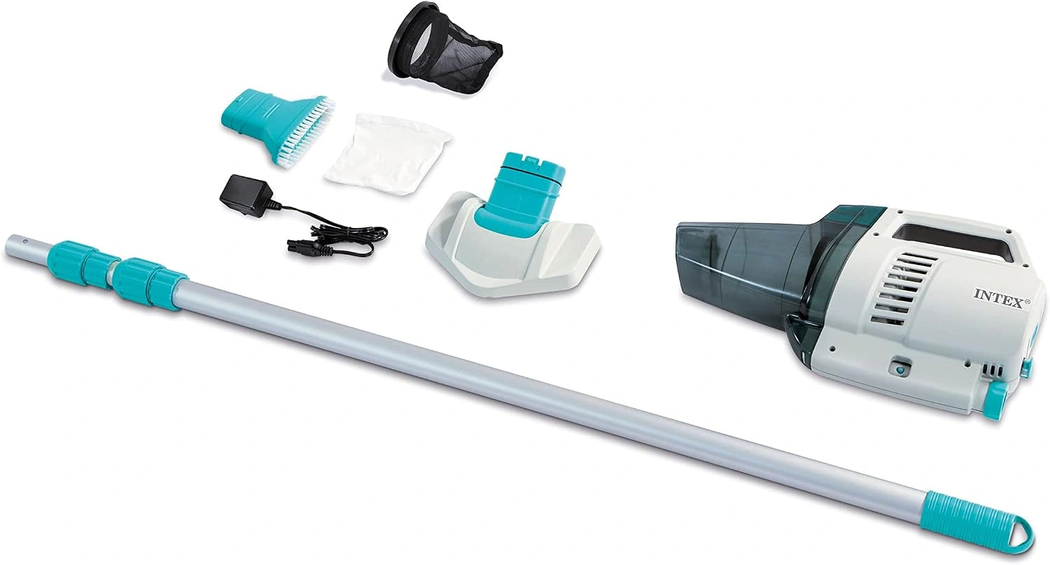 Intex Aspirateur Piscine et Spa ZR200, Dimensions: 37 cm x 11 cm x 21 cm (28628BS), 8 V, 4 Ah, 64 l