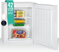 Bomann Congélateur 42 L Pose Libre Compact GB 7236, Classe E, Blanc, 4 compartiments, réglage de température, dégivrage manuel, idéal appoint
