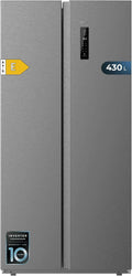 Cecotec Réfrigérateur Américain 2 Portes Bolero CoolMarket SBS 430 Dark E. Side by Side de 430 L, Hauteur 176 cm et 84 cm de Largeur, Total No Frost