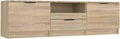 vidaXL Meuble TV Chêne Sonoma 140x35x40 cm Bois d'ingénierie, téléviseur, 140 cm