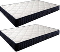 IZTOSS Lot de 2 Matelas Mémoire de Forme 90x190 cm, 11 Zones Différenciées, Épaisseur 15 cm Matelas Confort