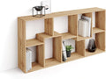 Mobili Fiver, Bibliothèque XS Iacopo (160,8 x 80 cm), Bois Rustique, Made in Italy, Étagère Bibliothèque pour Salon, Bureau