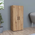[en.casa] Armoire à 2 Portes Meuble de Rangement Polyvalent avec 3 Étagères Placard Multifonction pour Entrée Salon Chambre Bureau Cuisine 108 x